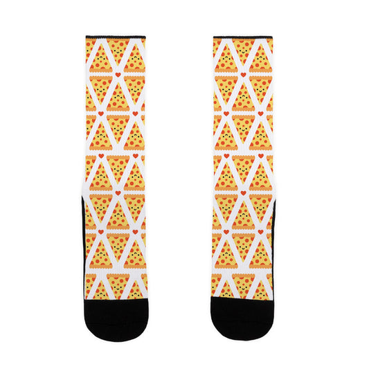 Cute Pizza Pattern Socks