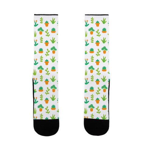 Cute Plant Pattern Socks