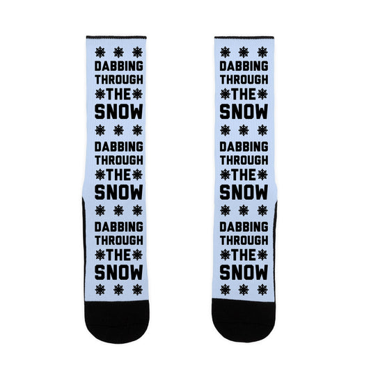 Dabbing Through The Snow Socks