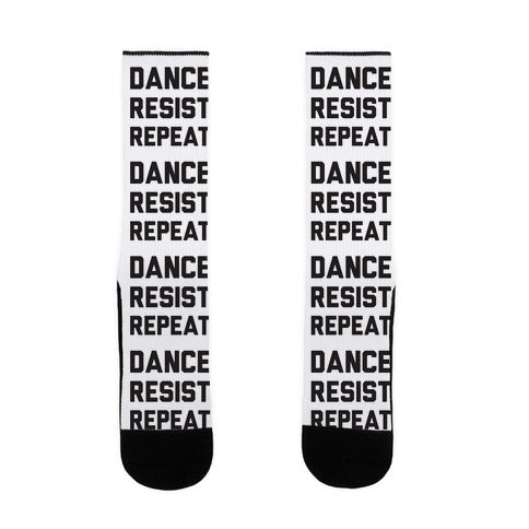Dance Resist Repeat Socks