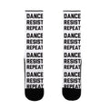 Dance Resist Repeat Socks