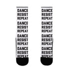 Dance Resist Repeat Socks
