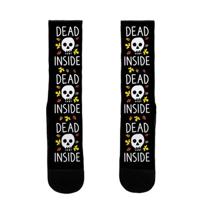 Dead Inside Autumn Skull Socks