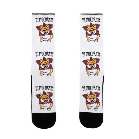 Democorgin Parody Socks