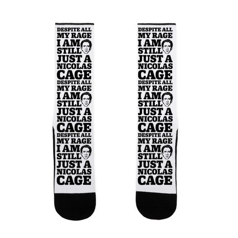 Despite All My Rage I Am Still Just a Nicolas Cage Socks