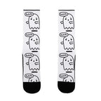 Disapproving Ghost Socks