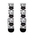Do Not Pet Me Cat Socks