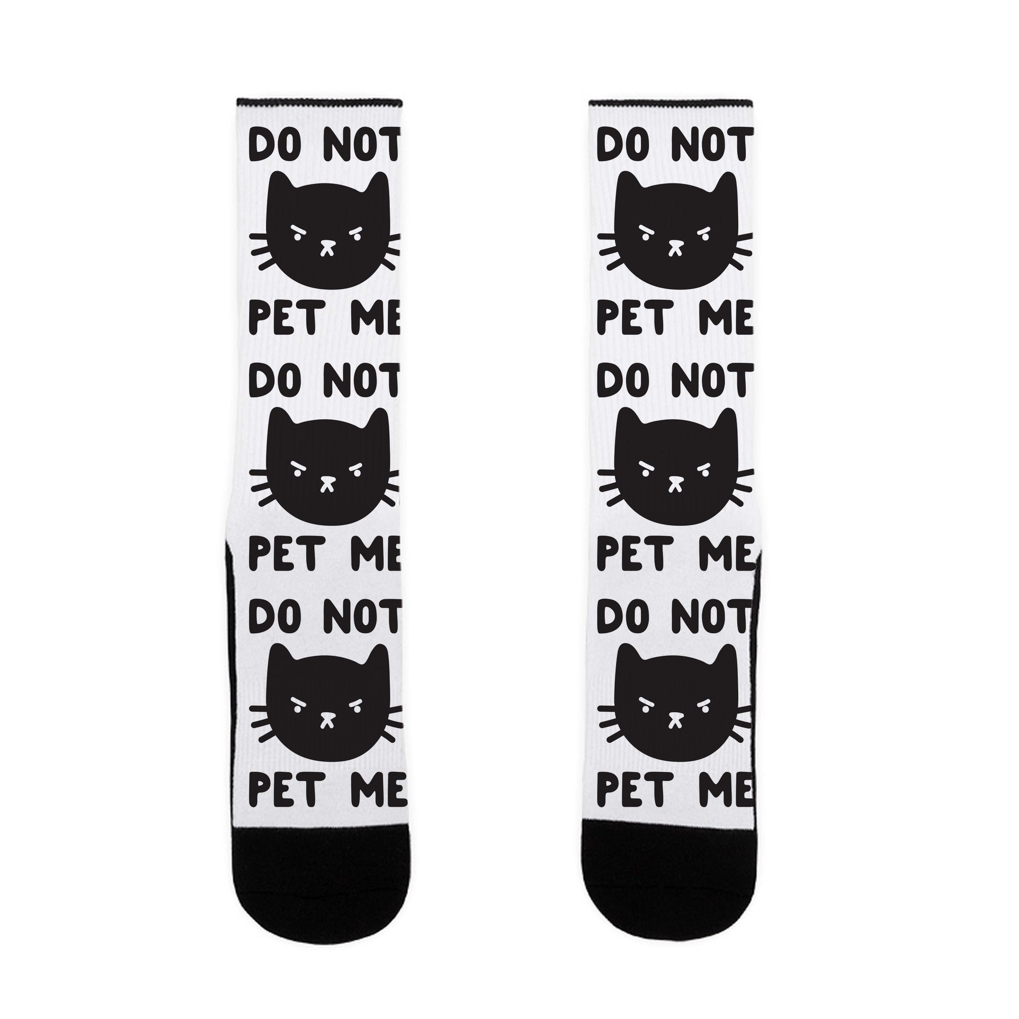 Do Not Pet Me Cat Socks