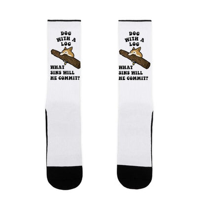 Dog With a Log Socks