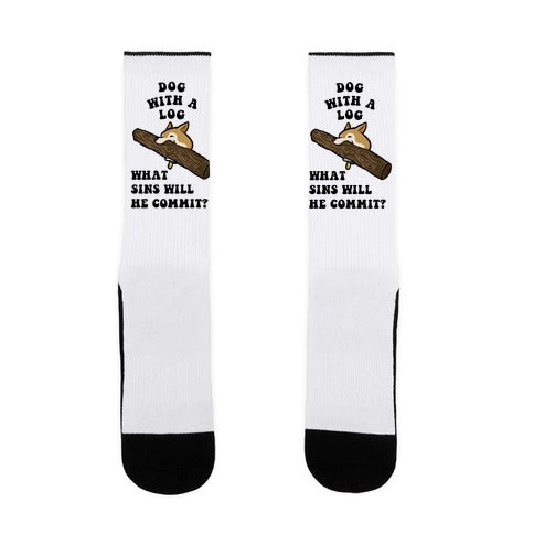 Dog With a Log Socks