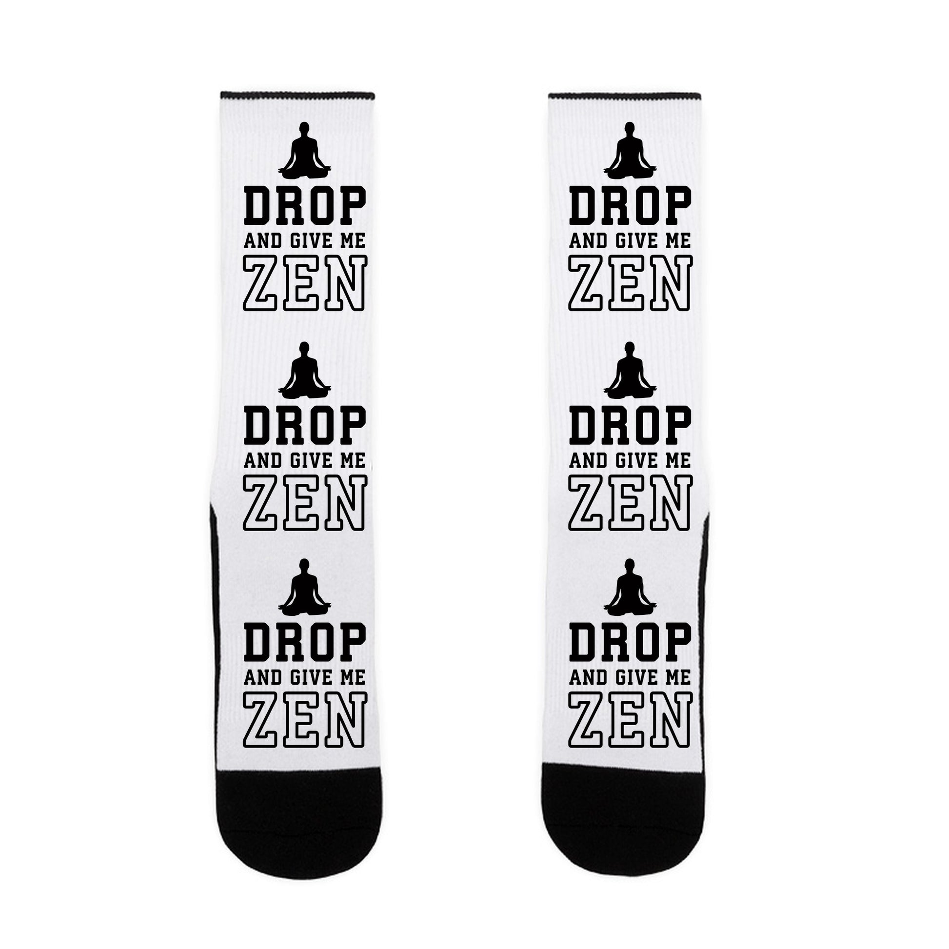 Drop And Give Me Zen Socks