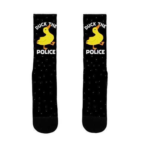 Duck the Police Socks