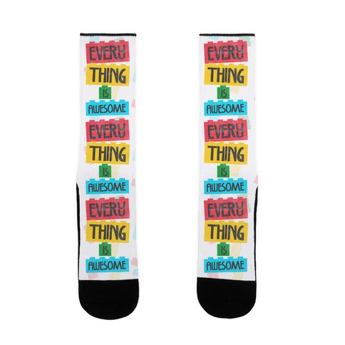 Everything is Awesome Socks