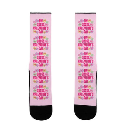 Ew Gross Valentine's Day Socks