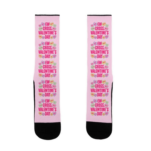 Ew Gross Valentine's Day Socks