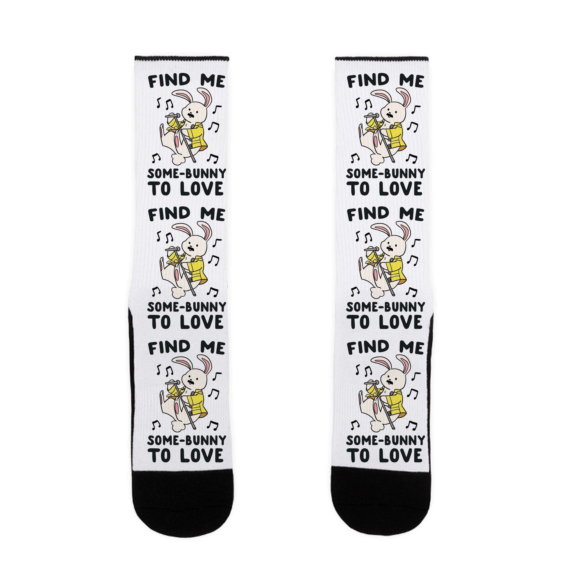 Find Me Somebunny to Love Socks