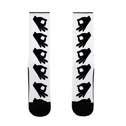 Finger Circle  Socks