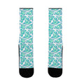 Floral Penis Teal Socks