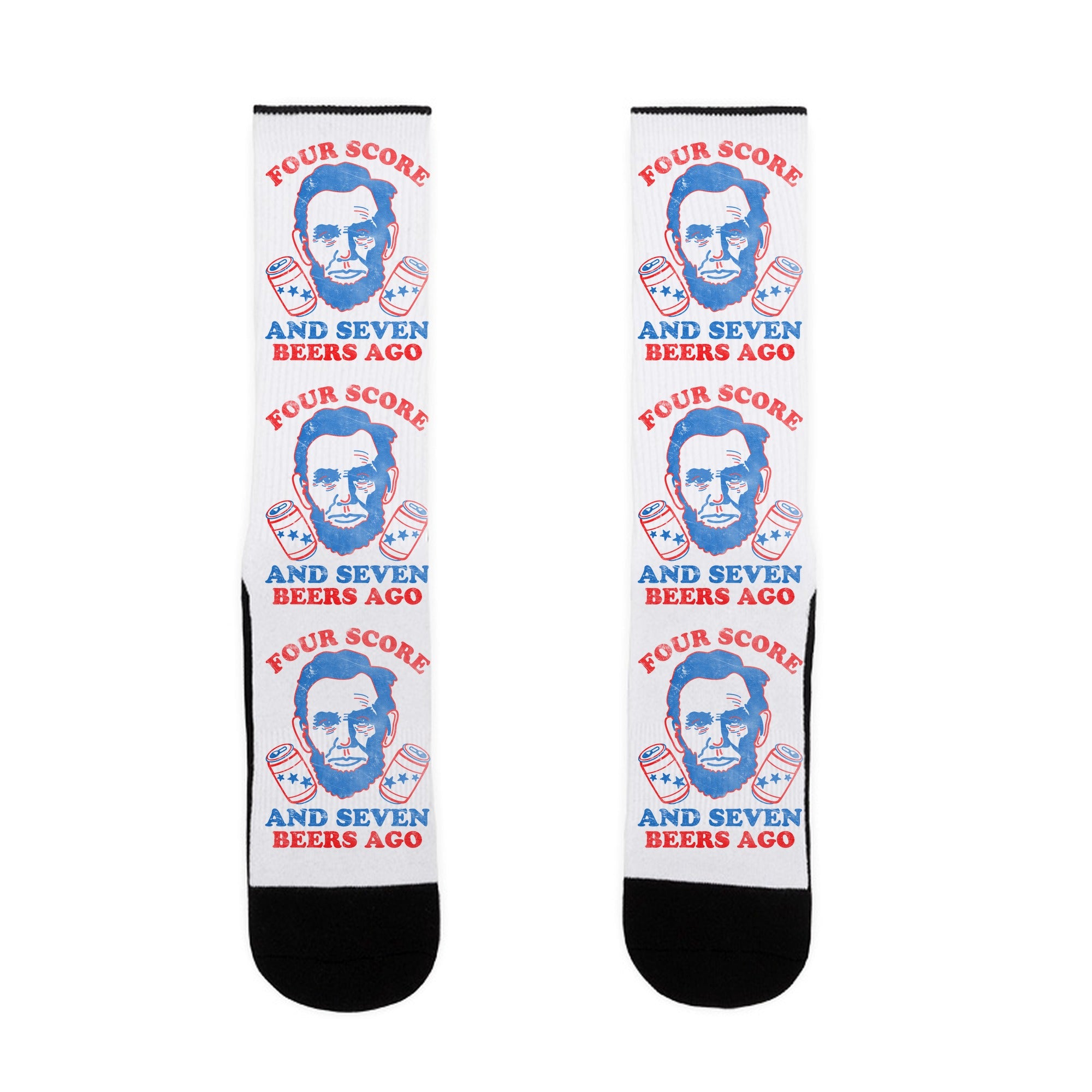 Four Score and Seven Beers Ago Socks