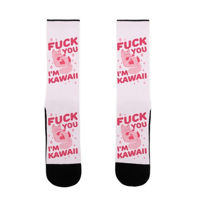 Fuck You I'm Kawaii Socks