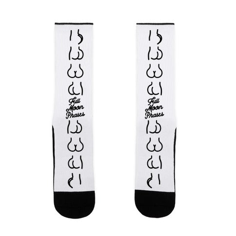 Full Moon Phases  Socks