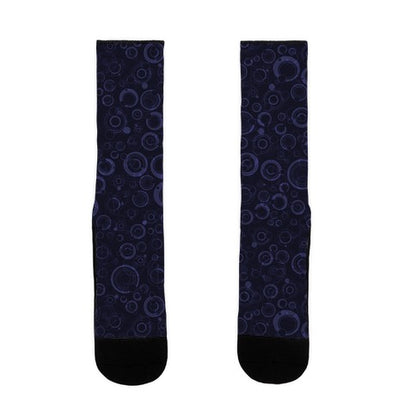 Gallifreyan Text Pattern Socks