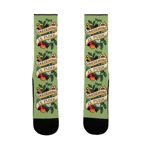 Gardening Is Punk Socks