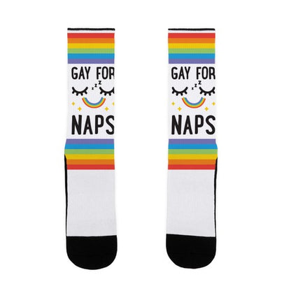 Gay For Naps Socks