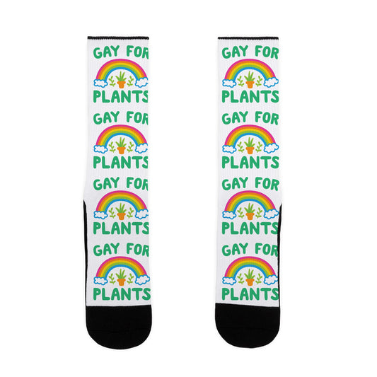 Gay For Plants Socks