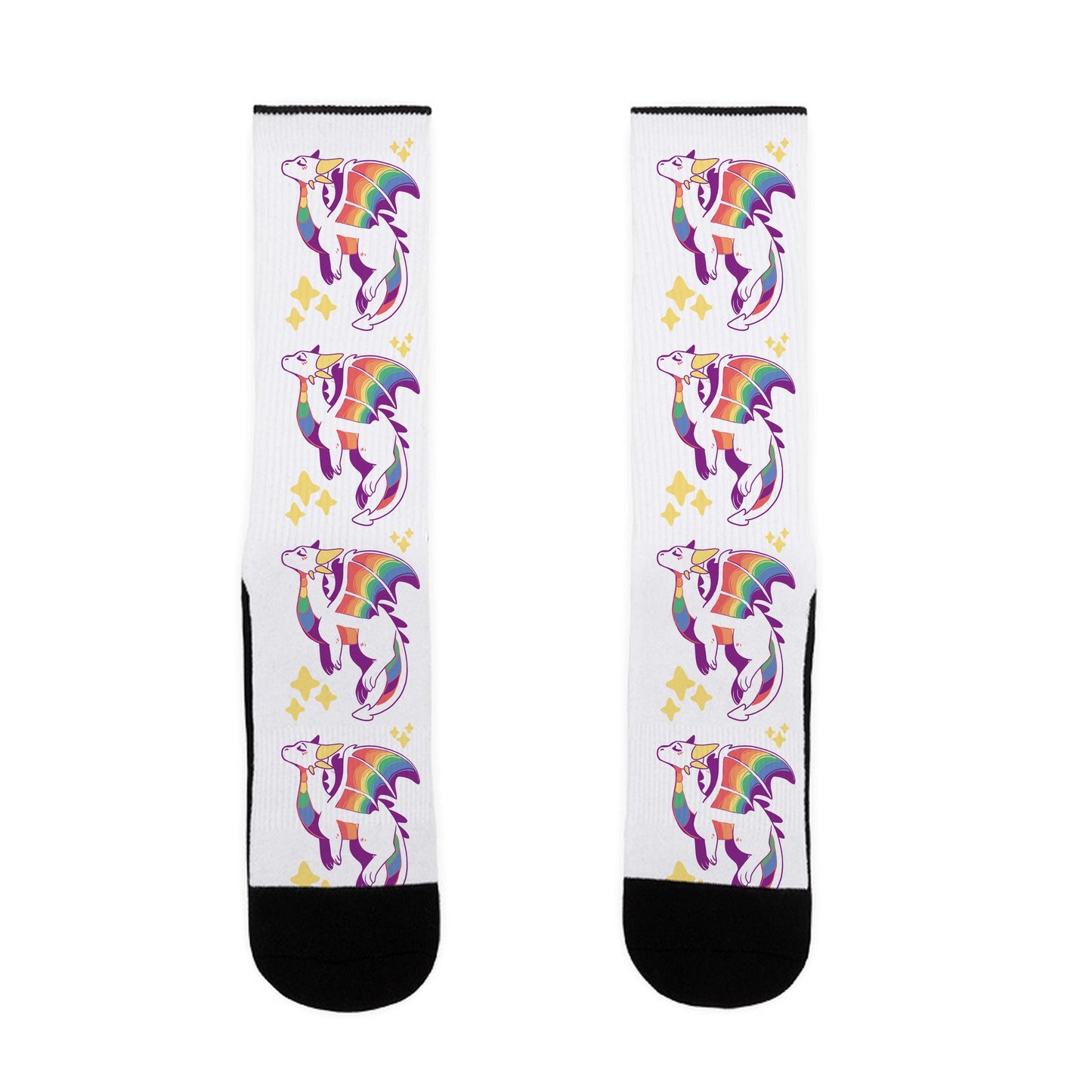 Gay Pride Dragon Socks