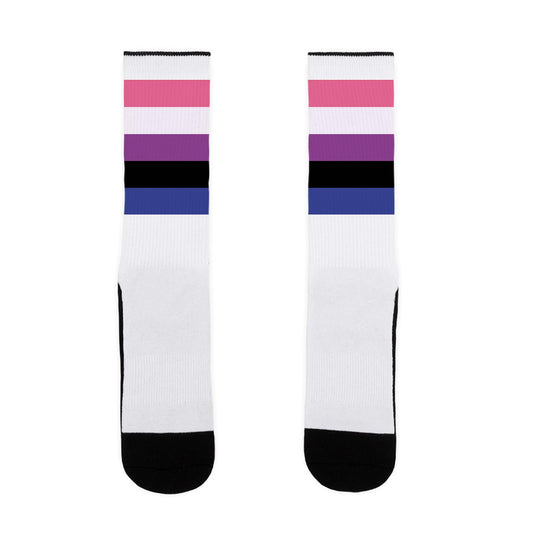 Gender Fluid Pride Flag Socks