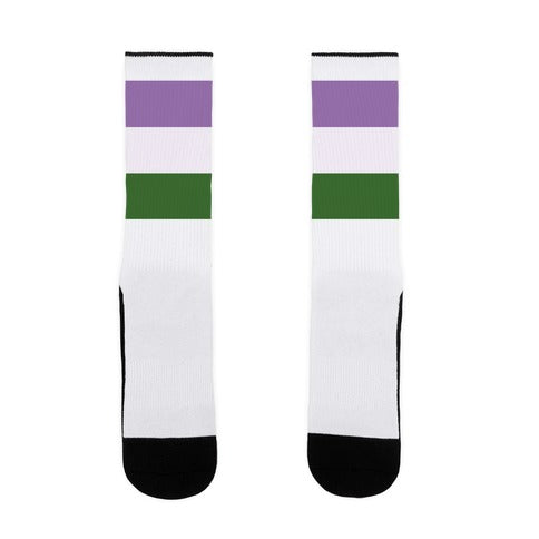 Gender Queer Pride Flag Socks