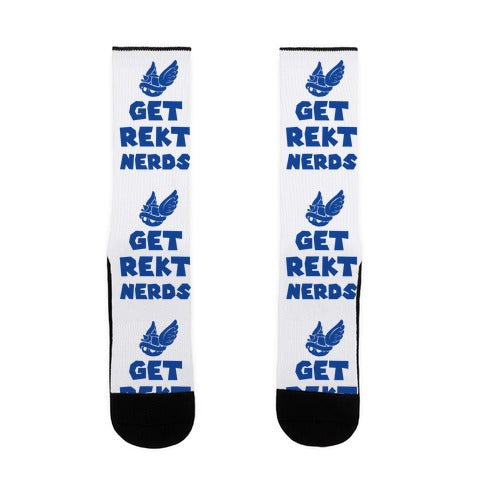 Get Rekt Nerds Socks