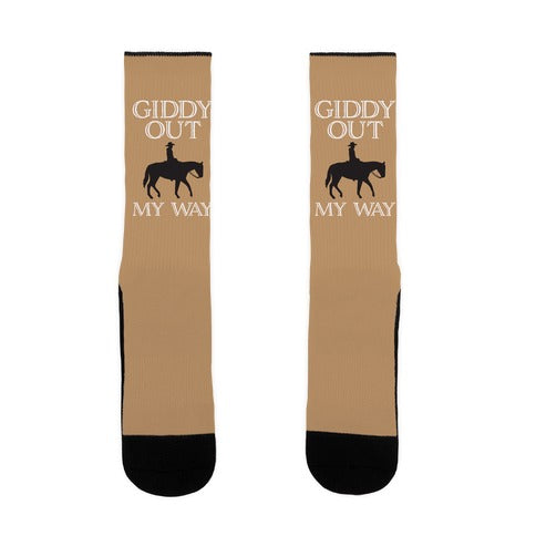 Giddy Out My Way Socks