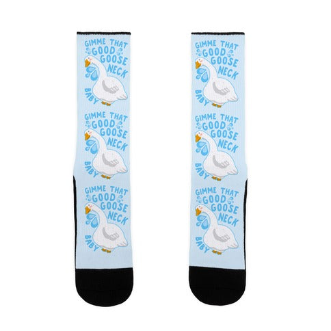 Gimme That Good Goose Neck Baby Socks