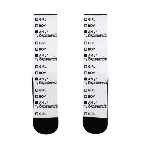 Girl, Boy, An Experience Checklist  Socks