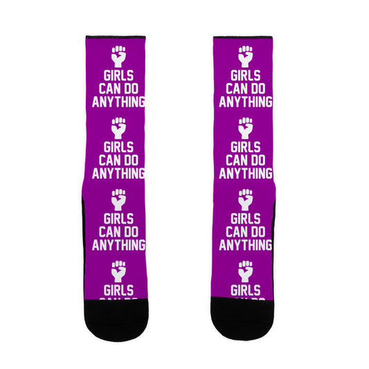 Girls Can Do Anything Socks