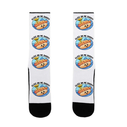 Glizz On Me Daddy Hot Dog Socks