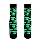 Glow up Bioluminescent Mushrooms Socks