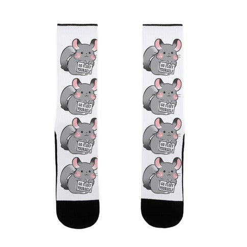 Go Fluff Yourself Chinchilla Socks