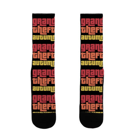 Grand Theft Autumn Socks