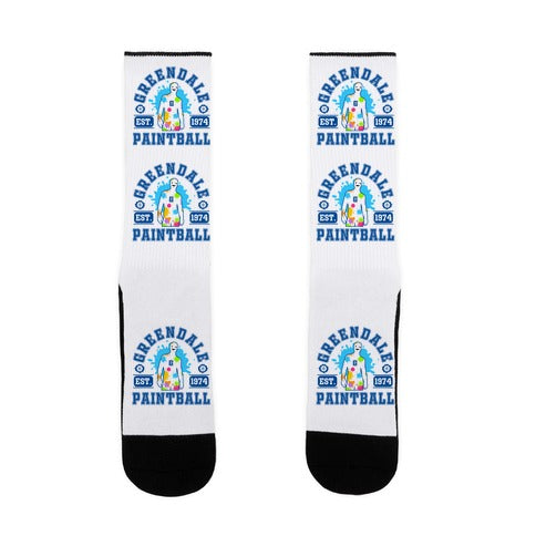 Greendale Community College Paintball Socks