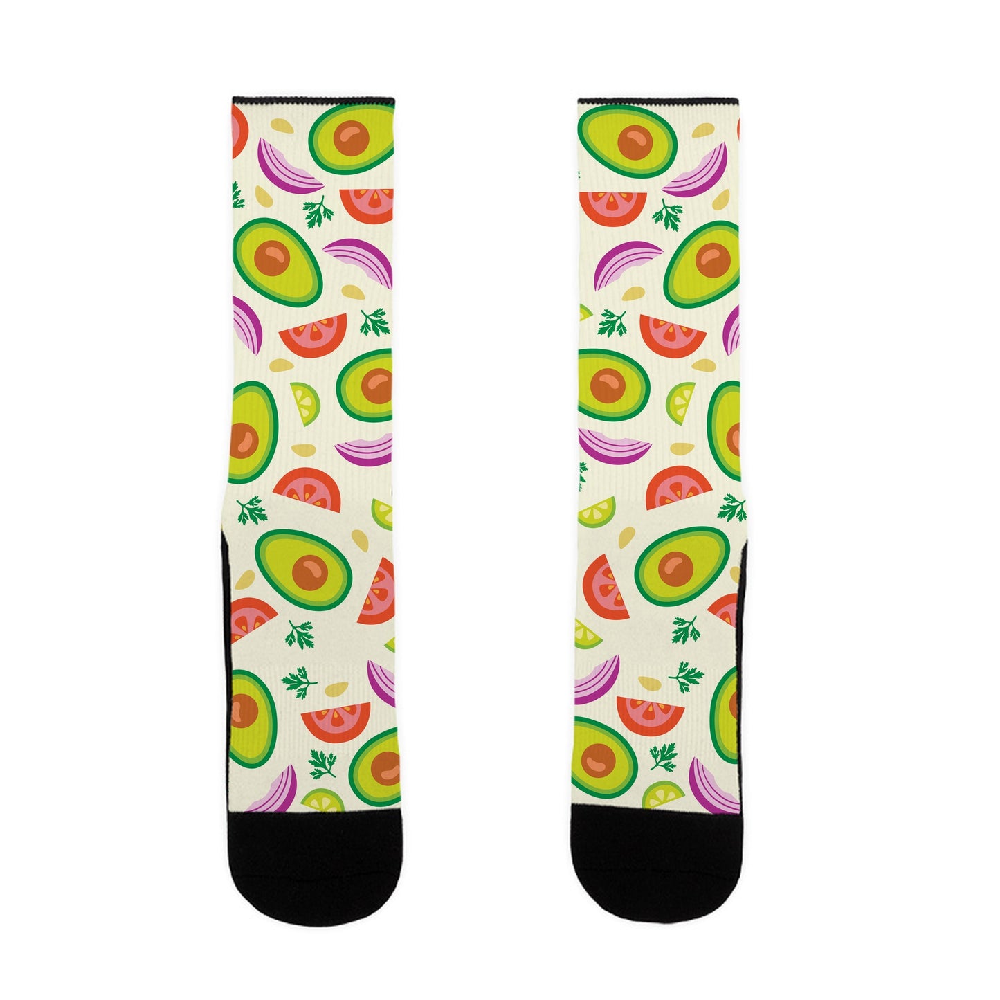 Guac Pattern Socks