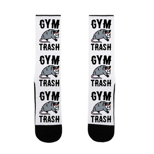 Gym Trash Opossum Socks
