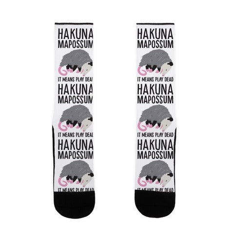 Hakuna Mapossum Socks