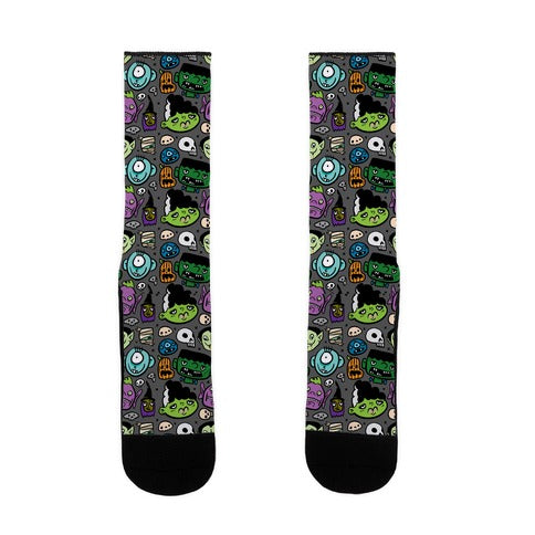 Halloween Faces Socks