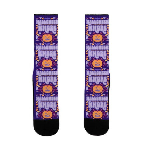 Halloween Whore Socks