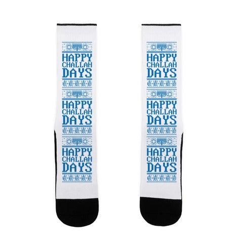 Happy Challah Days Socks
