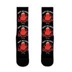 Happy Hellidays Christmas Devil Socks