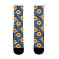 Happy Sunflower Pattern Socks